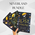 Neverland romantasy bundle by Bailey Black featuring the Secrets of Starlight and Shadow trilogy omnibus with dark Peter Pan retelling themes.
