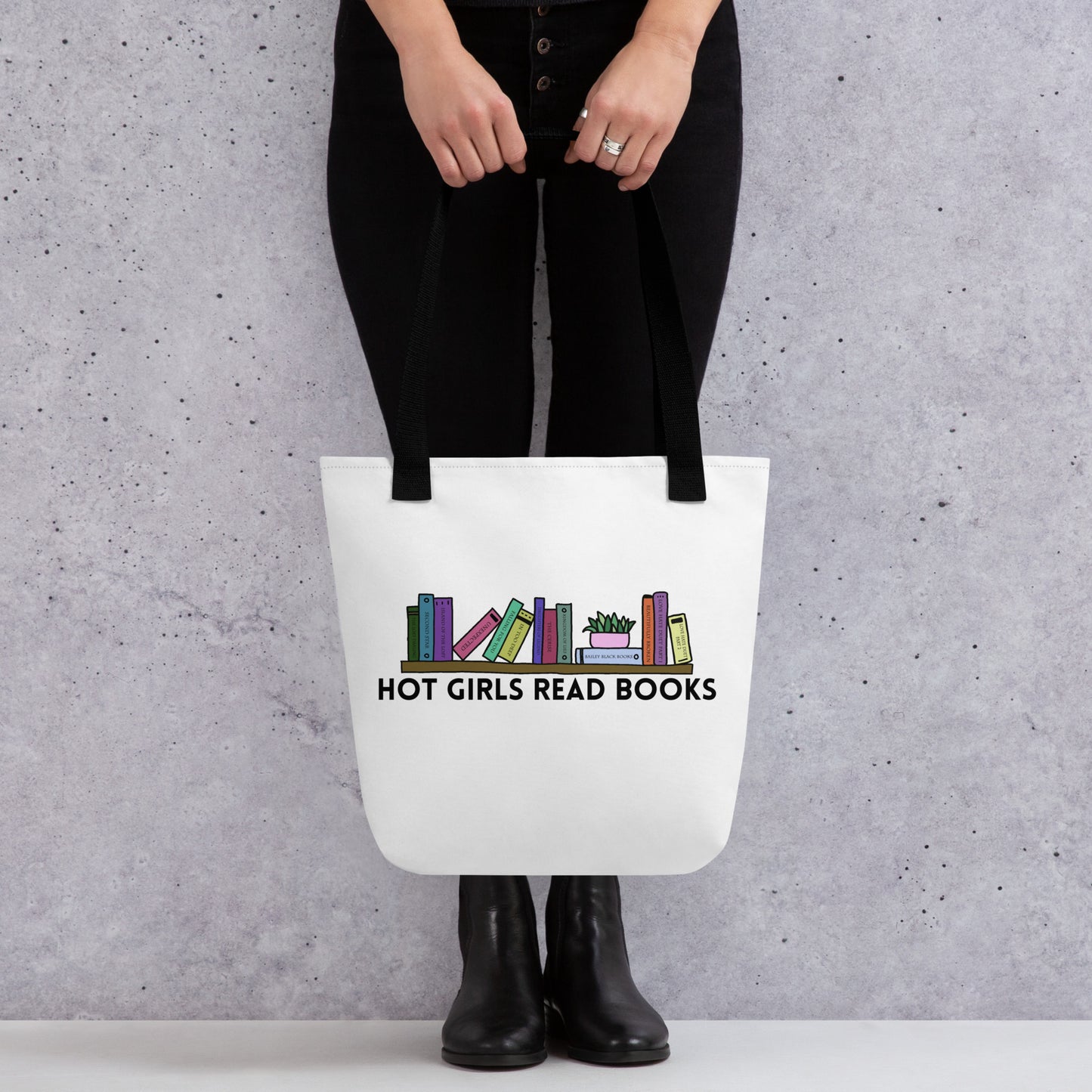Hot Girls Read Books Tote bag