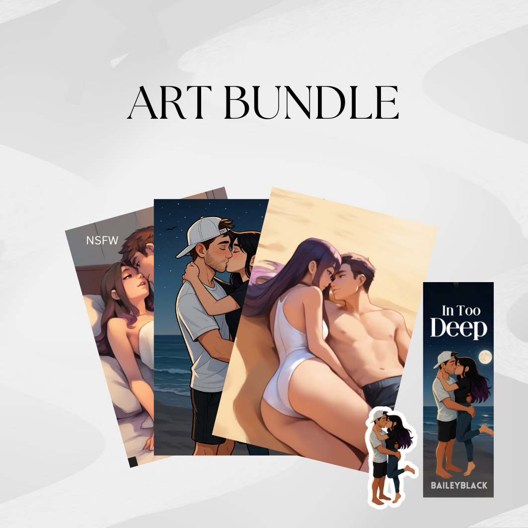 Exclusive In Too Deep art bundle by Bailey Black